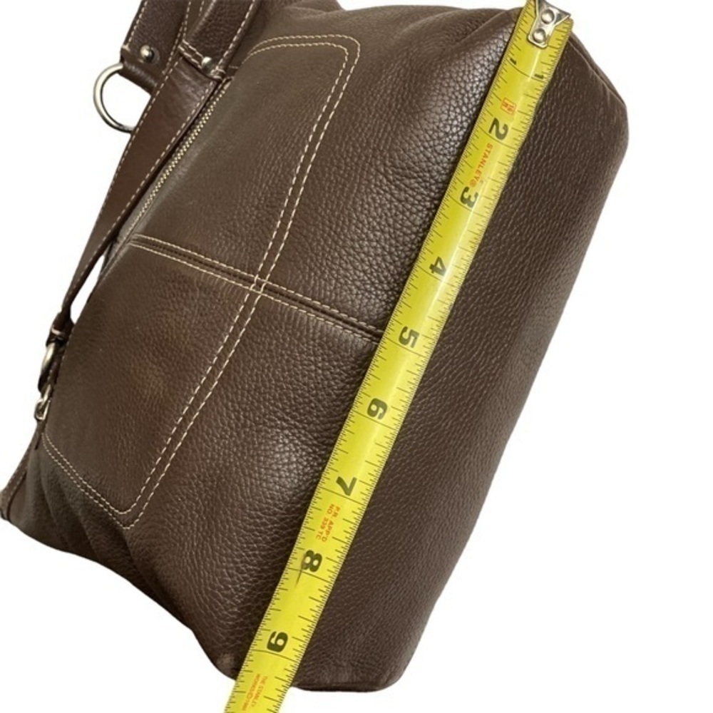 Coach brown leather tote bag - Picture 4 of 12